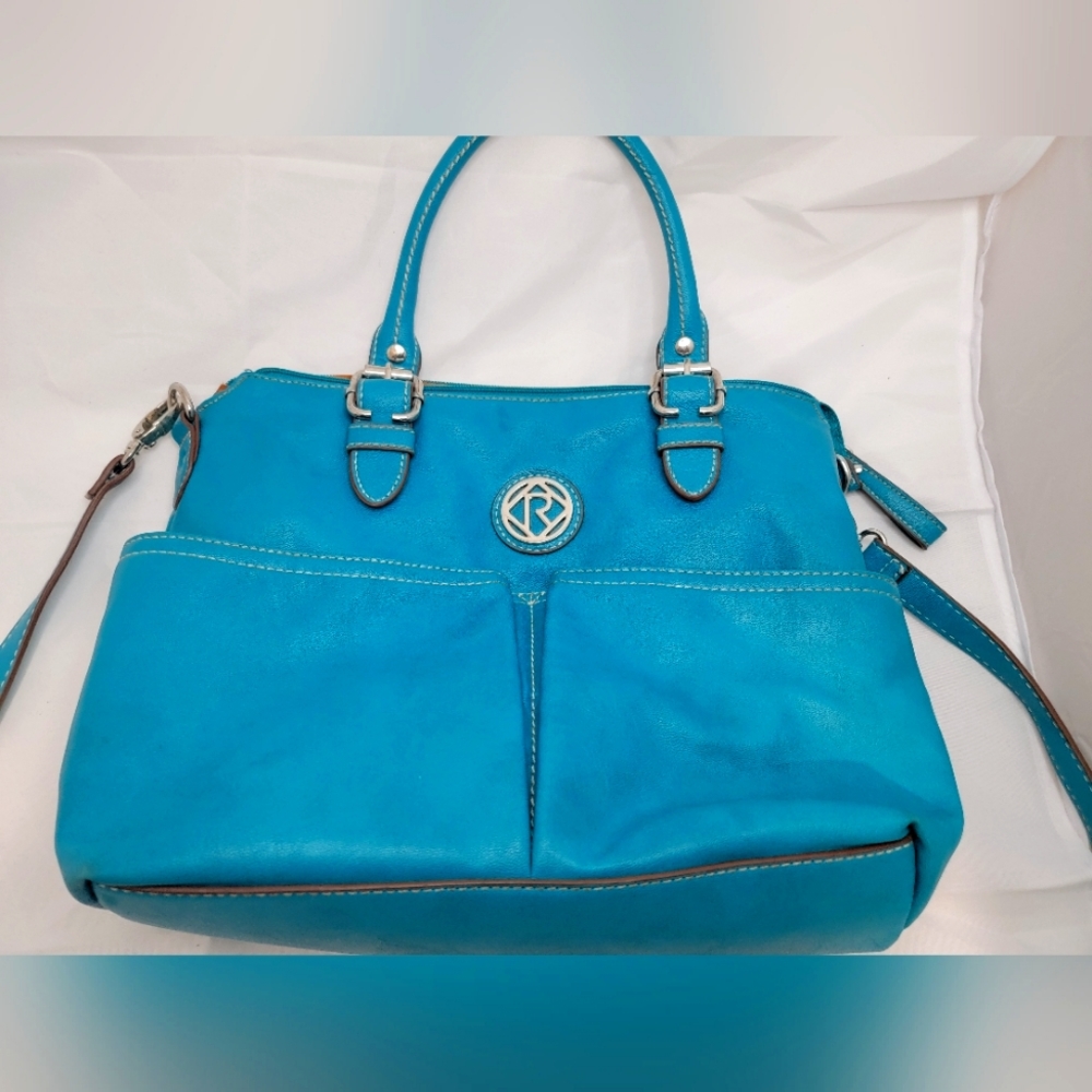 Vintage Relic turquoise crossbody shoulder bag